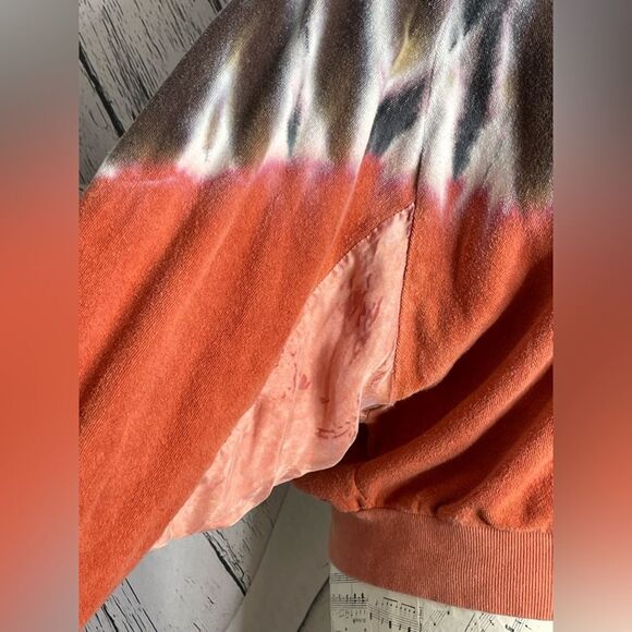 Young Fabulous & Broke Terry Tie Dye Cropped Sweatshirt XS - Picture 3 of 6